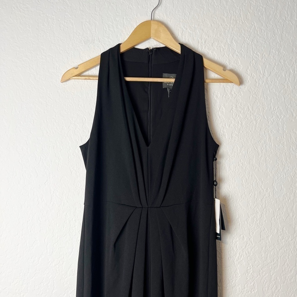 ADRIANNA PAPELL Slitted Halter Sheath Dress 8 - Picture 3 of 10